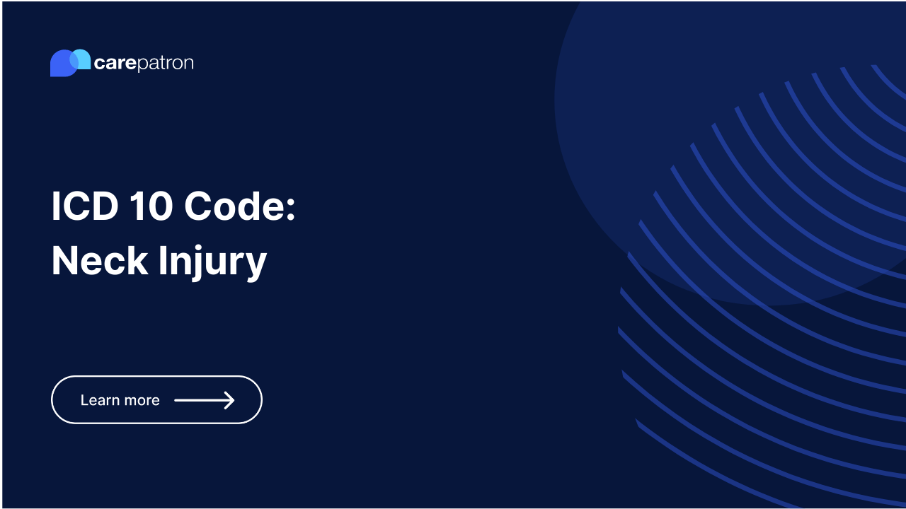 Neck Injury ICD10CM Codes 2023